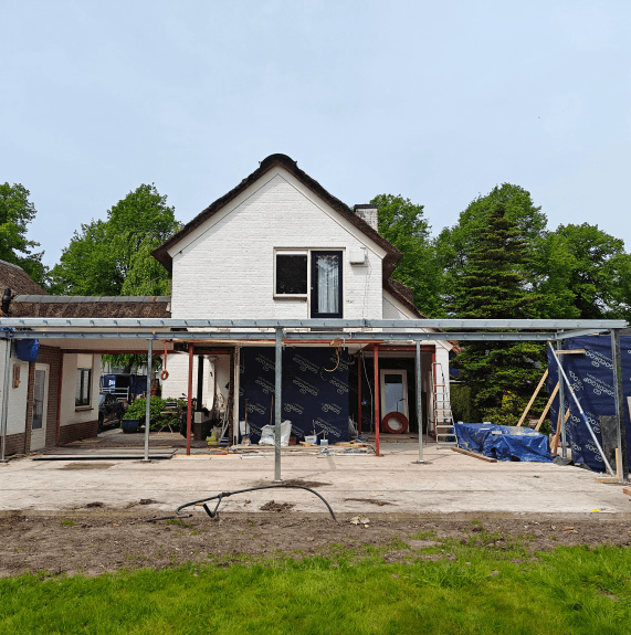 Foto van project: Staalconstructie uitbouw Leiderdorp 