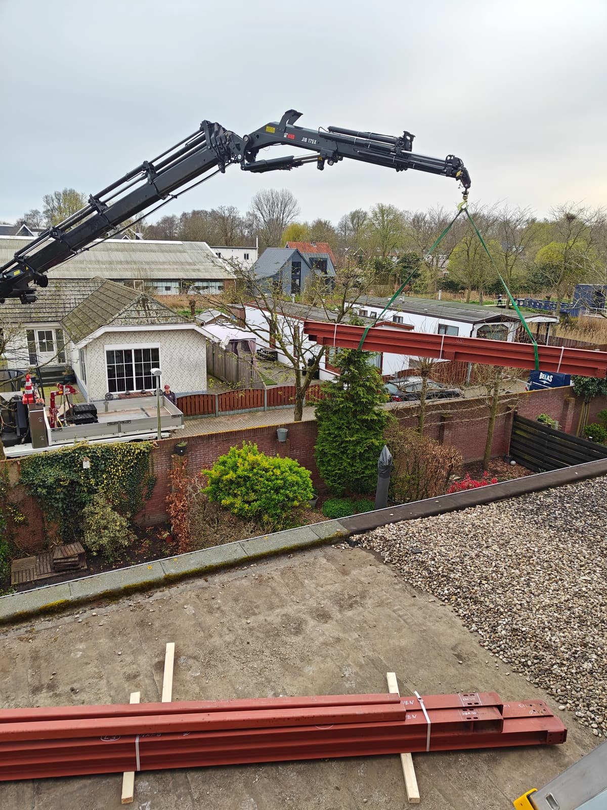 Foto van project: Staalconstructie opbouw in Amsterdam Nieuw-West 