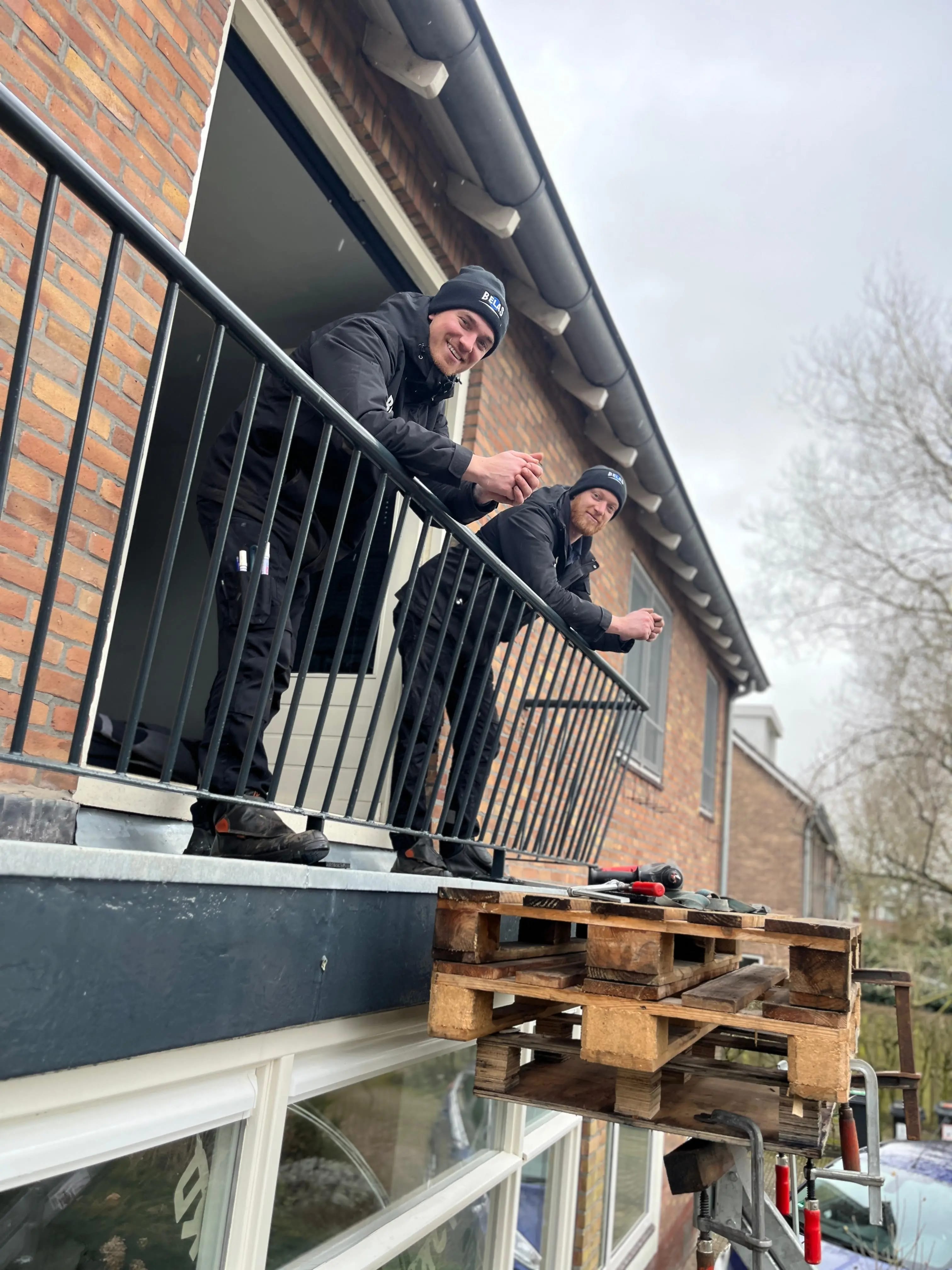 Matthias en Daniel van Belas